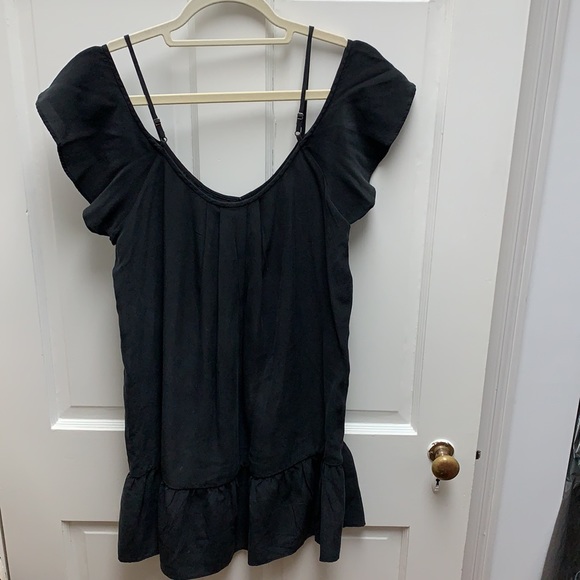 Joie Navy Cold Shoulder Mini Dress Size XS - Picture 3 of 6